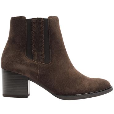 GABOR 804103 ANKLE BOOT - BROWN SUEDE